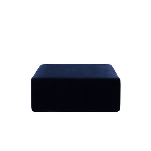 Pouf contemporain - WEBER - OBJEKTE UNSERER TAGE - en tissu / bleu / beige