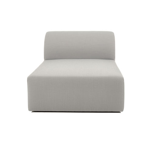Chaise longue contemporaine - WEBER - OBJEKTE UNSERER TAGE - en tissu / blanche