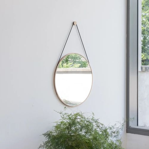 Miroir mural - SCHNEIDER     - OBJEKTE UNSERER TAGE - contemporain / rond / en frêne