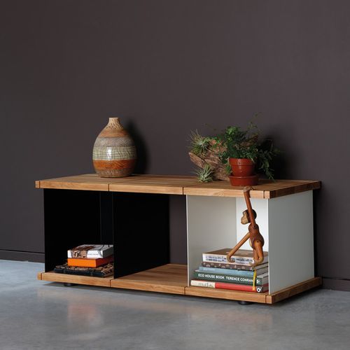 Étagère contemporaine - YU SET 1 - Konstantin Slawinski - en chêne / en MDF / en tôle d'acier