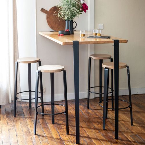 Pied de table en acier à revêtement par poudre - TIPTOE - contemporain / pour table mange-debout