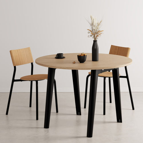 Table contemporaine - MODERN - TIPTOE - en chêne naturel / en pin / en plastique recyclé