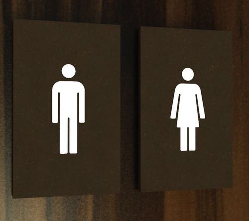 Plaque signalétique pour porte - LIGHTHOUSE SYSTEM - AMOS DESIGN - d'orientation / murale / en Corian®