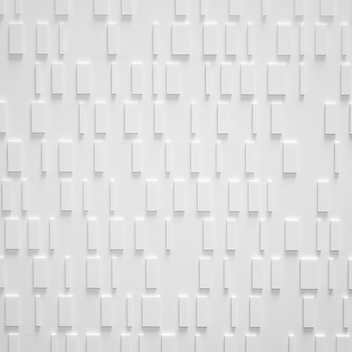 Panneau décoratif. en Corian® - STONEHENGE - AMOS DESIGN - pour agencement intérieur / mural / blanc