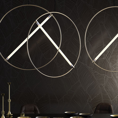 Suspension - ED046 - EDIZIONI - en laiton / en chrome / design original