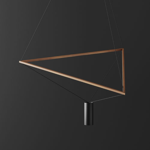 Suspension - ED037 - EDIZIONI - en laiton / en bois / design original