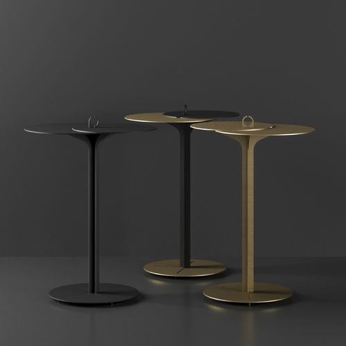 Table d'appoint contemporaine - ED021 - EDIZIONI - en tôle / ronde / résidentielle
