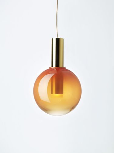 Suspension - PHENOMENA : RED - BOMMA - en verre / en laiton / contemporaine