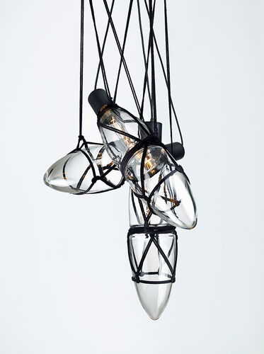 Suspension - SHIBARI 3 - BOMMA - en verre / en corde / contemporaine
