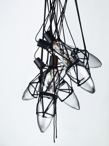 Suspension - SHIBARI 5 - BOMMA - en verre / en corde / contemporaine
