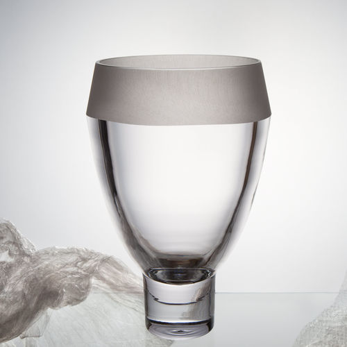 Vase contemporain - EDGE - BOMMA - en cristal
