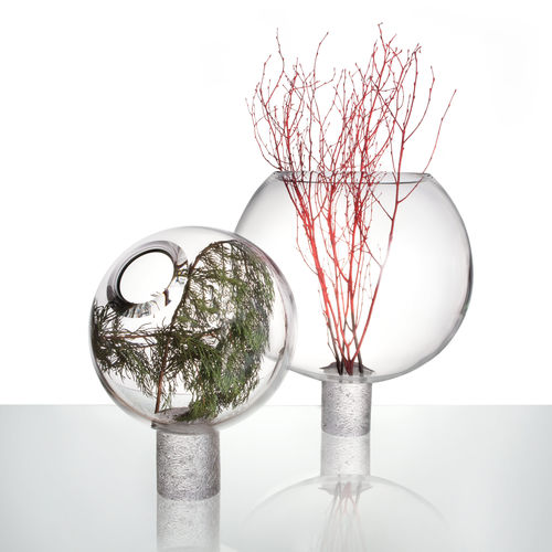 Vase design original - GLOBE - BOMMA - en cristal
