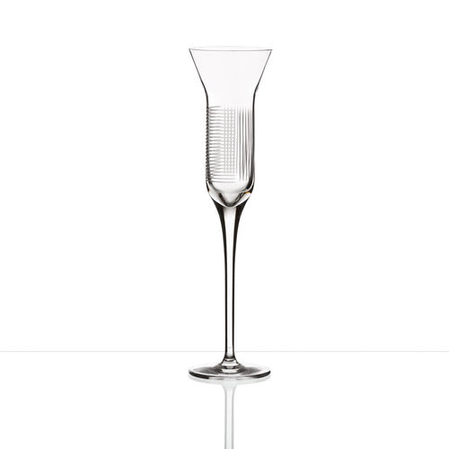 Flûte à champagne en verre - LINES - BOMMA - professionnelle
