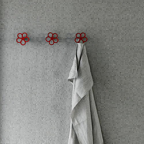Patère contemporaine - Pipe  - Boffi - en métal / individuelle / de salle de bain