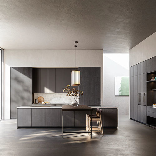 Cuisine contemporaine - XILA - Boffi - en verre / en aluminium / en composite