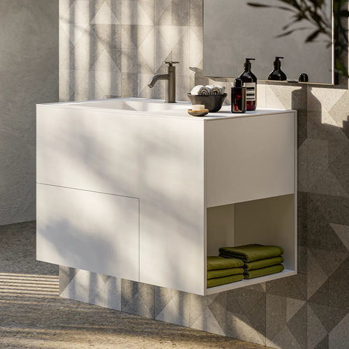 Salle de bain contemporaine - QUADTWO - Boffi - MDF / en CristalPlant® / professionnelle