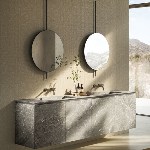 Salle de bain contemporaine - B14 - Boffi - en bois / en marbre / en Corian®