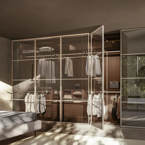 Armoire d'angle - Antibes  - Boffi - à encastrer / contemporaine / en cuir