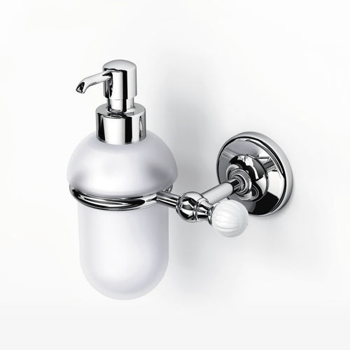 Distributeur de savon résidentiel - VN01D AC - IBB INDUSTRIE BONOMI - mural / en métal chromé / en verre