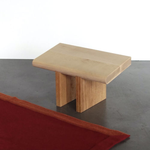 Banc contemporain - OMMM - AUERBERG - en chêne / en frêne / sans dossier