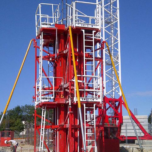 Coffrage modulaire - ADM - sateco - en métal / pour poteau / réglable