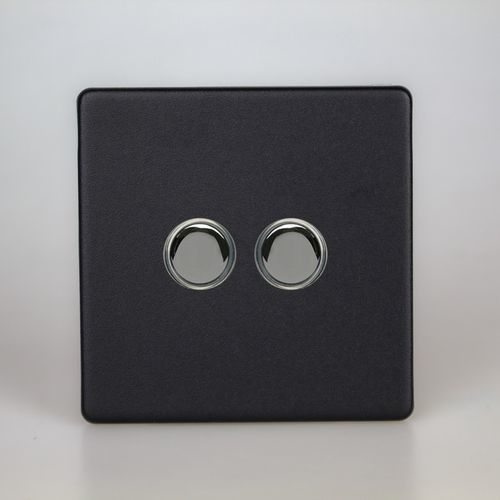 Interrupteur bouton poussoir - NMT-PS2 - ALSO & CO - encastré / double / en métal
