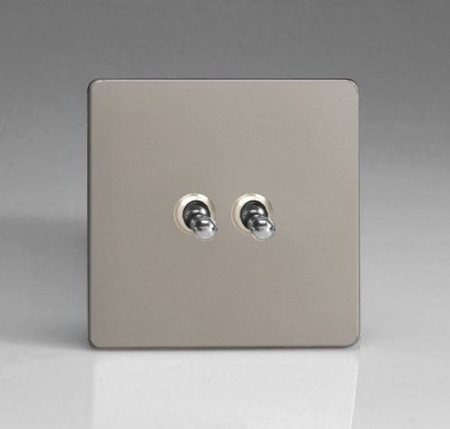 Interrupteur à levier - STN-TS2 - ALSO & CO - encastré / double / en chrome