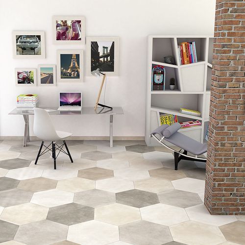 Tomette en grès cérame - MADISON - Paul & Co Ceramiche - d'intérieur / de sol / uni