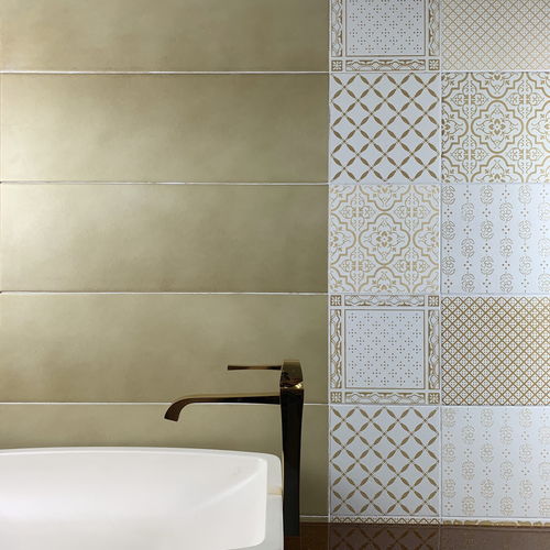 Carrelage en céramique - WONDER W360 - Wonder's Patch W300 WP Beige - AcquarioDue - à relief / d'intérieur / de salle de bain