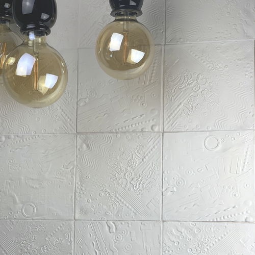 Carrelage en céramique émaillée - FINGERPRINT W300 - AcquarioDue - à relief / d'intérieur / de salle de bain
