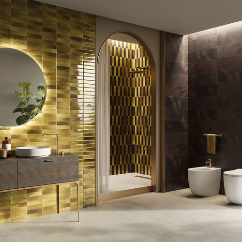 Carrelage en céramique - INCENSUM - AcquarioDue - brillant / pour intérieur / de salle de bain
