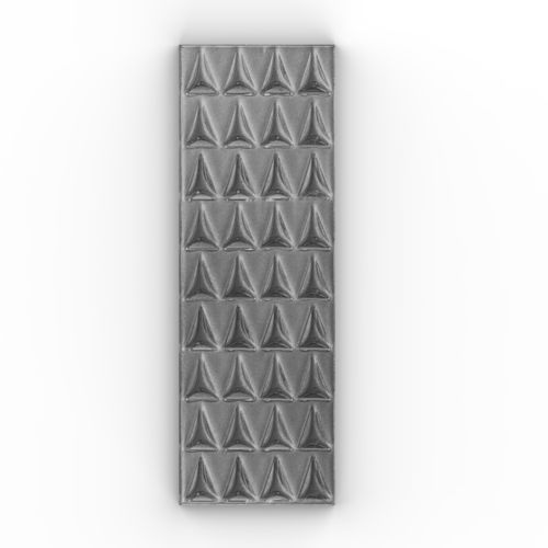 Carrelage en céramique - KUSPIS_PLATINO_SATINATO_ORT - AcquarioDue - brillant / texturé / 3D