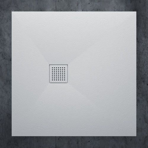 Receveur de douche carré - Lusso Stone - surélevé / en pierre / en béton