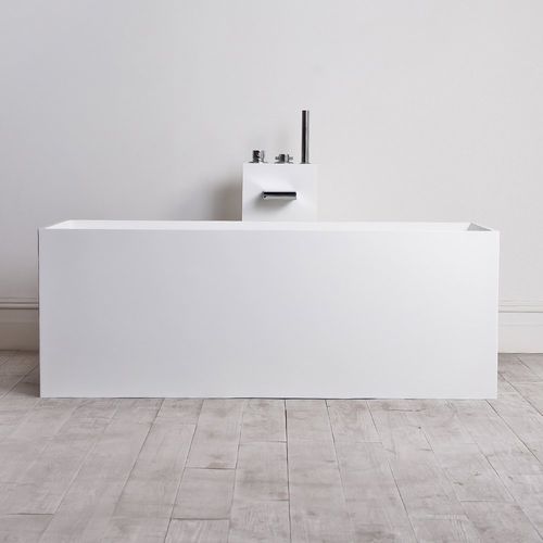 Baignoire à poser - ETHOS MINI 1580 - Lusso Stone - en composite / en fonte minérale / contemporaine
