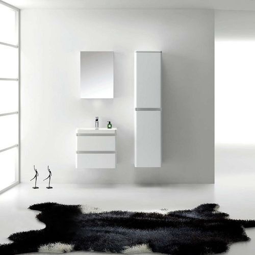Meuble vasque suspendu - VENETIAN - Lusso Stone - en fonte minérale / contemporain / avec tiroirs