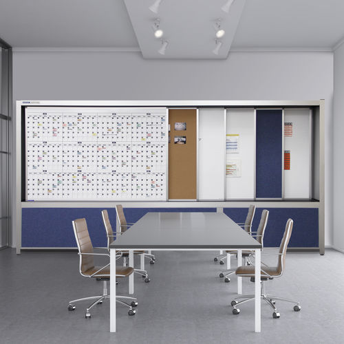 Tableau magnétique - PLANVIEW - Magnatag Visible Systems - effaçable / mural / autoportant