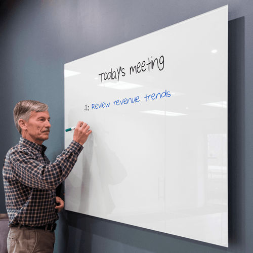 Tableau magnétique - VISUGLASS™ - Magnatag Visible Systems - mural / en verre / pour bureau