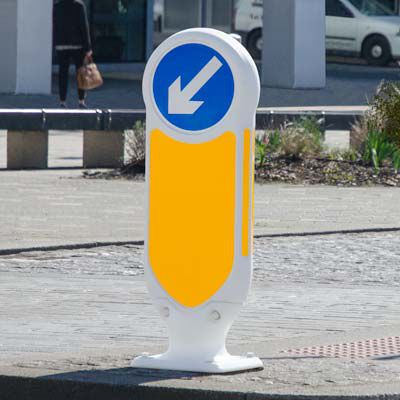 Borne de protection - SIGNMASTER™ ULTRA REBOUND BOLLARD - Glasdon Group Limited - amovible / en plastique / lumineuse