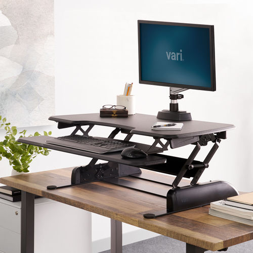 Table d'ordinateur contemporaine - VARIDESK® ESSENTIEL 36 - VARIDESK - professionnelle