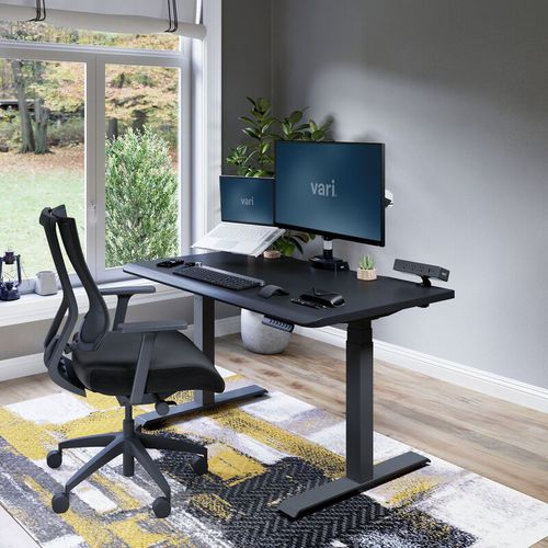 Bureau sur pied - 402273 - VARIDESK - contemporain / en bois / en métal