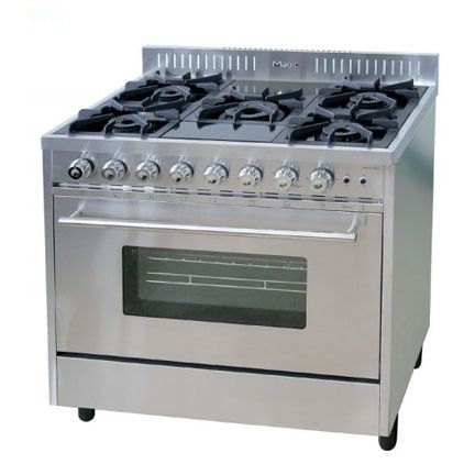 Cuisinière à gaz - MHO-3651D - TONGYANG Magic - en fonte / avec gril intégré
