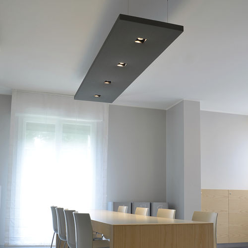 Profil éclairant suspendu - Caruso Acoustic - au plafond / à LED / dimmable