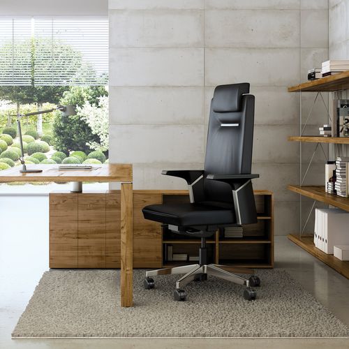 Fauteuil de direction contemporain - CEO : CO103 - BEJOT SP. Z O.O. - en cuir / en tissu / en aluminium