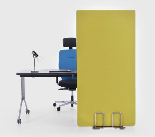 Séparateur de bureau au sol - SELVA - BEJOT SP. Z O.O. - en tissu acoustique / en bois / en acier