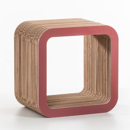 Étagère modulable - MORETTO MARSALA - Lessmore - design original / en carton / rose