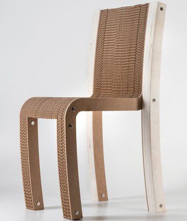 Chaise contemporaine - Varese - Lessmore - d'extérieur / d'intérieur / en bois