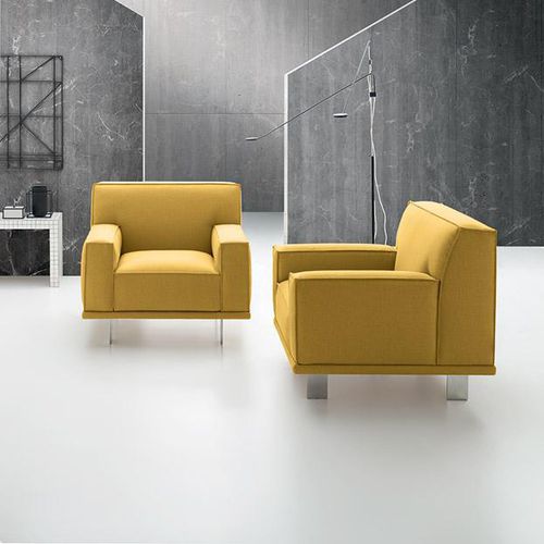 Fauteuil contemporain - YOUNG - Felis s.r.l. unipersonale - en tissu / en polyuréthane / en pin