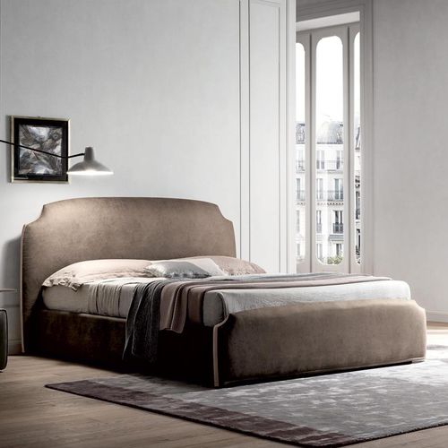 Lit double - DEMY - Felis s.r.l. unipersonale - simple / contemporain / avec tête de lit