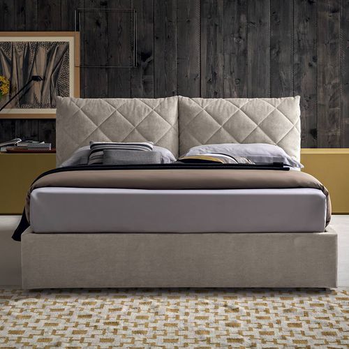 Lit double - ALLEN - Felis s.r.l. unipersonale - simple / contemporain / tapissé