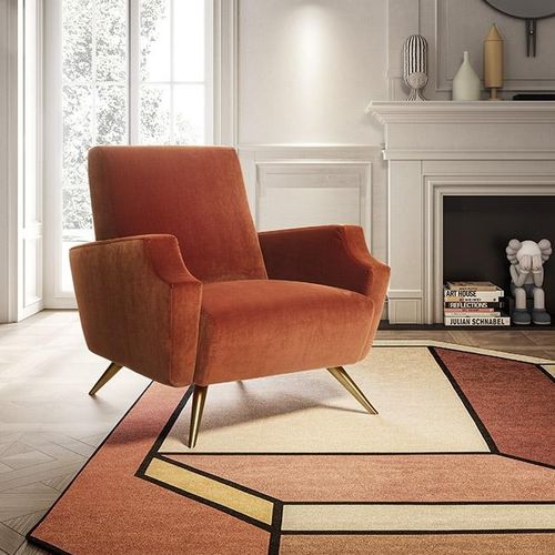 Fauteuil contemporain - LIZZIE - Felis s.r.l. unipersonale - en tissu / en pin / en bois massif
